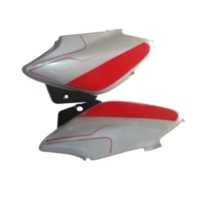 Side Panel cover Hero Splendor I smart Silver Sport Red Bike