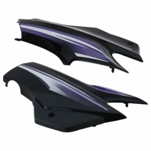 Side Panel cover Hero Super Splendor Latest type 2 Black purple Stk