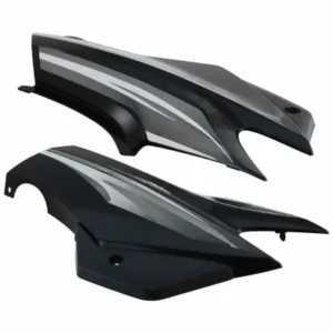 Side Panel cover Hero Super Splendor Latest type 2 Black grey Stk