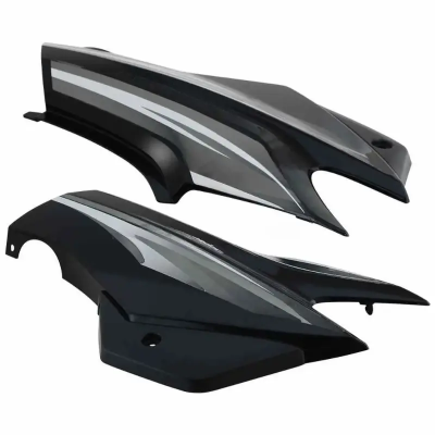 Side Panel cover Hero Super Splendor Latest type 2 Black grey Stk