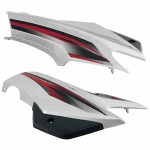 Side Panel cover Hero Super Splendor Latest type 2 Silver