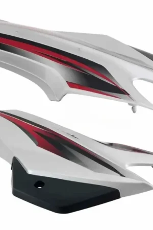 SAI-362D-1 Side Panel cover Hero Super Splendor Latest type 2 Silver