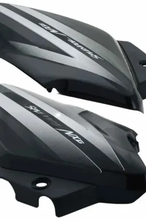 Side Panel cover Hero Splendor Nxg Latest Black silver Stk