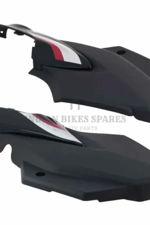 Side Panel cover TVS Star Sport Latest type 3 Black red Stk