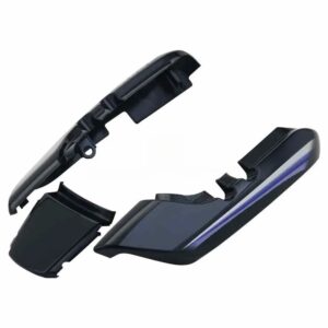 Tail Panel seat Cowl Hero Splendor Pro new Graphics Black blue Stk product image