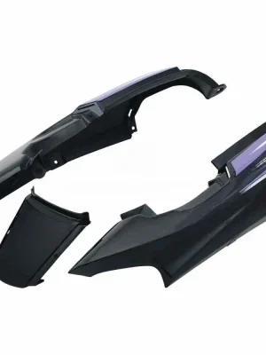 Tail Panel seat Cowl Hero Super Splendor Latest Type 2 Black purple Stk