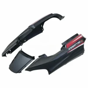 Tail Panel seat Cowl Hero Super Splendor Latest Type 2 Black red Stk