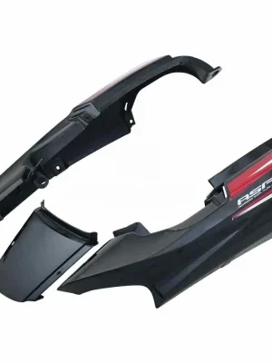 Tail Panel seat Cowl Hero Super Splendor Latest Type 2 Black red Stk