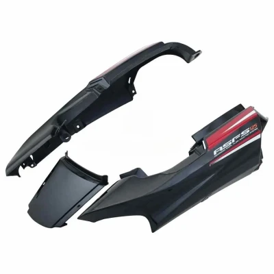 Tail Panel seat Cowl Hero Super Splendor Latest Type 2 Black red Stk
