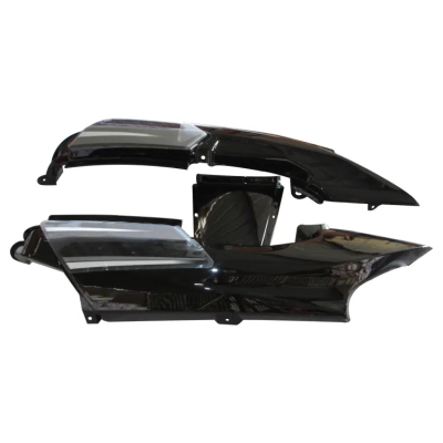Tail Panel seat Cowl Hero Super Splendor Latest Type 2 Black grey Stk