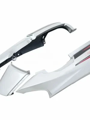 Tail Panel seat Cowl Hero Super Splendor Latest Type 2 Silver