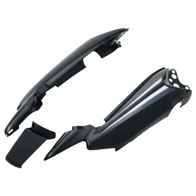 Tail Panel seat Cowl Hero Splendor Nxg Latest Black silver Stk