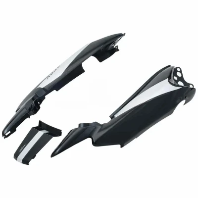Tail Panel seat Cowl Hero Splendor I smart Black silver Stk product image