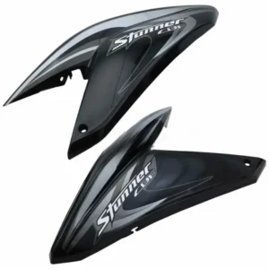 Tank Side Cover Panel Set LH RH Honda Stunner Black product image