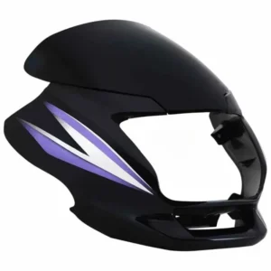 Head Light Visor mask hero Super Splendor Latest type 3 Black purple Stk