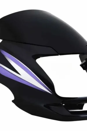 Head Light Visor mask hero Super Splendor Latest type 3 Black purple Stk