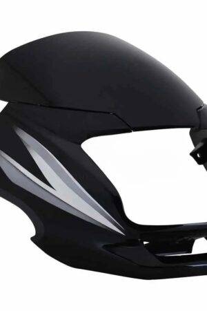 Head Light Visor mask hero Super Splendor Latest type 3 Black grey Stk