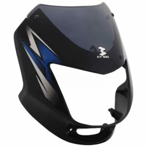 Head Light Visor mask bajaj Ct100 N m Latest Black blue Stk product image