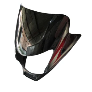 Head Light Visor mask Bajaj Platina 100es Black red Stk product image