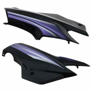 Side Panel cover Hero Super Splendor Latest type 3 Black purple Stk