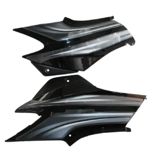 Side Panel cover Hero Super Splendor Latest type 3 Black grey Stk