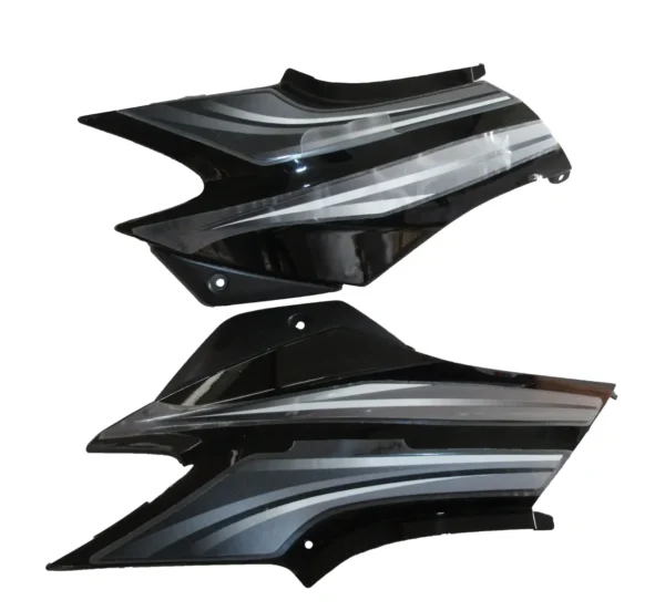 Side Panel cover Hero Super Splendor Latest type 3 Black grey Stk