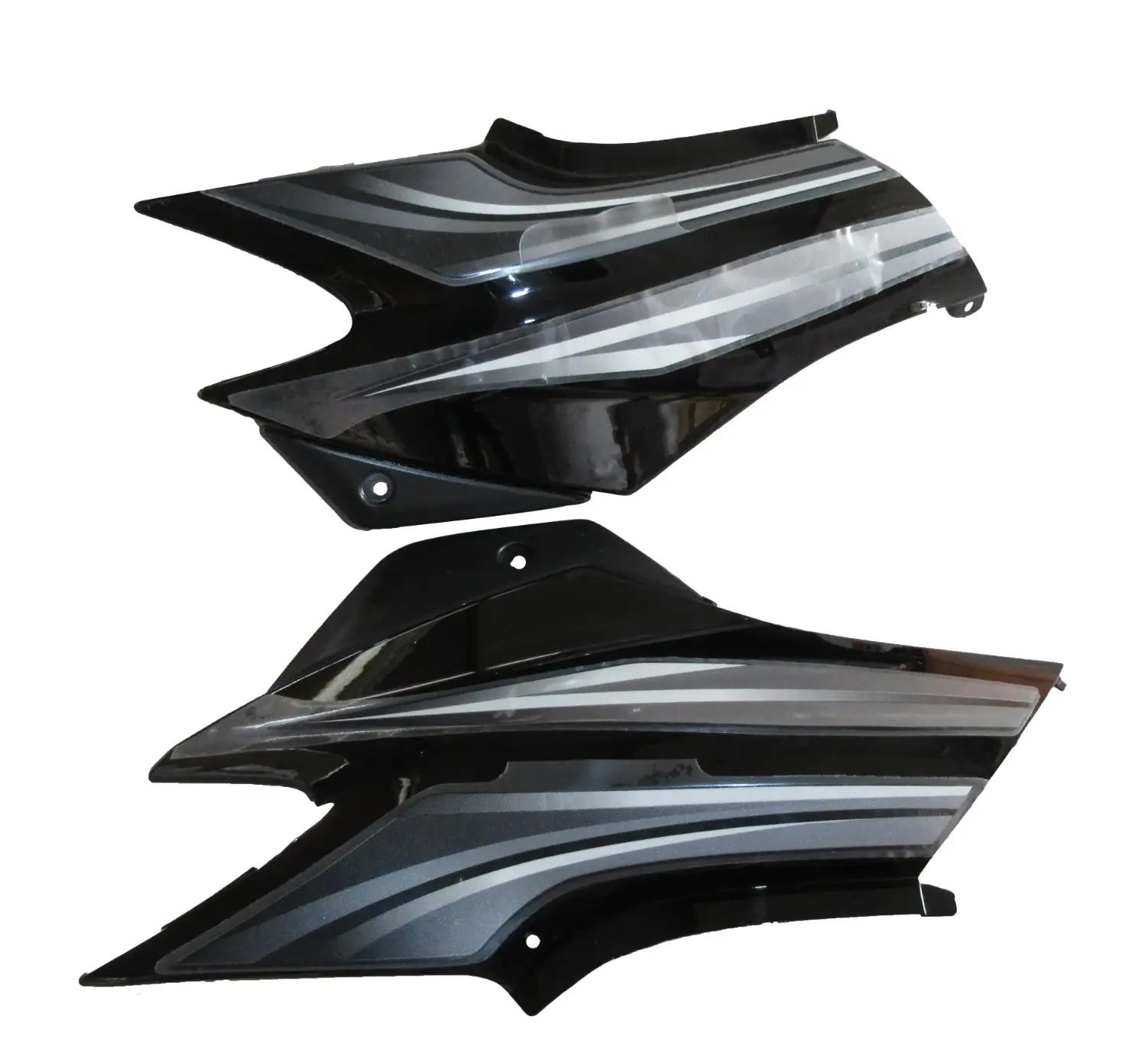 Side Panel cover Hero Super Splendor Latest type 3 Black grey Stk