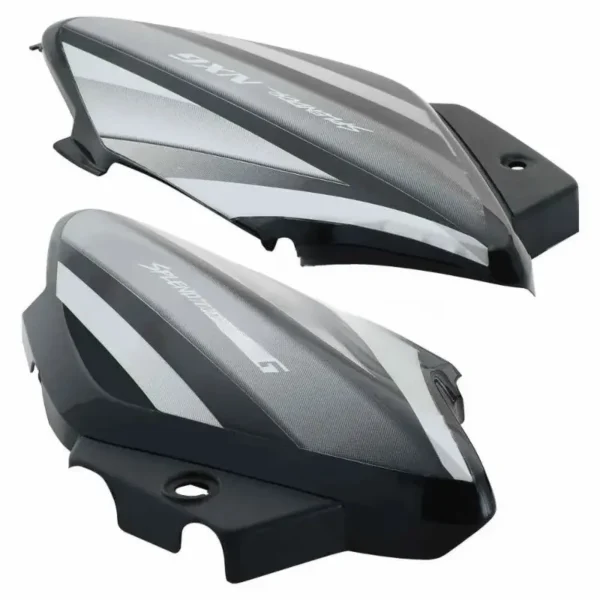 Side Panel cover Hero Splendor Nxg Latest new Graphics Black silver Stk