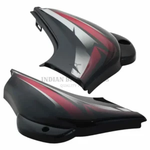 Side Panel cover Bajaj Ct 100 N m Latest Black red Stk