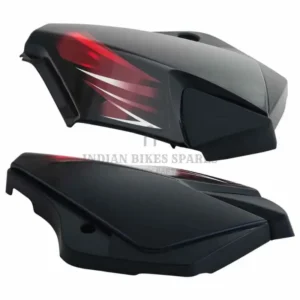 Side Panel cover TVS Star Cvti 110cc N m Black red Stk