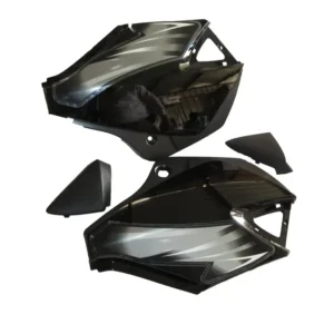 Side Panel cover TVS Star Cvti 110cc N m Black silver Stk