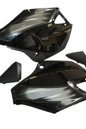 Side Panel cover TVS Star Cvti 110cc N m Black silver Stk