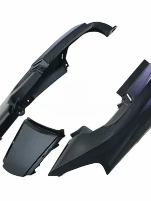 Tail Panel seat Cowl Hero Super Splendor Latest Type 3 Black purple Stk