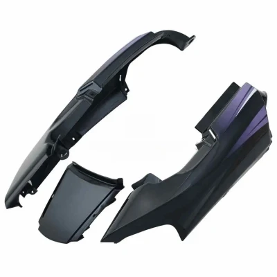 Tail Panel seat Cowl Hero Super Splendor Latest Type 3 Black purple Stk