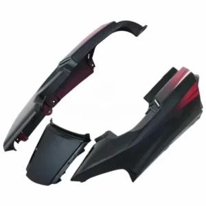 Tail Panel seat Cowl Hero Super Splendor Latest Type 3 Black red Stk