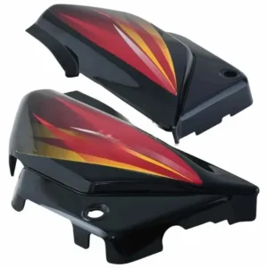Side Panel cover Hero Splendor Pro aw Black red Stk