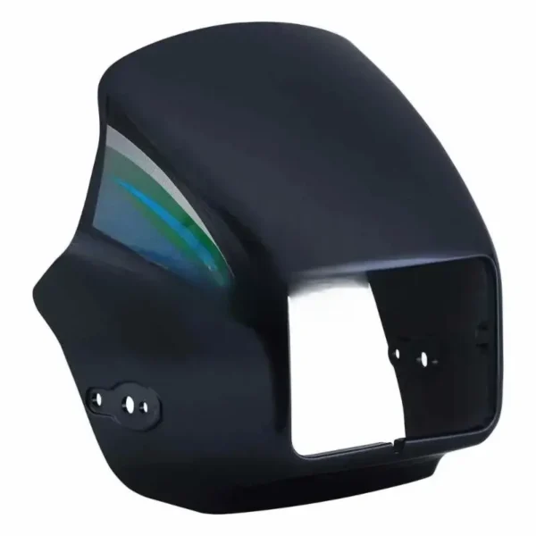 Head Light Visor mask Hero Splendor Pro black Alloy Wheels Grey