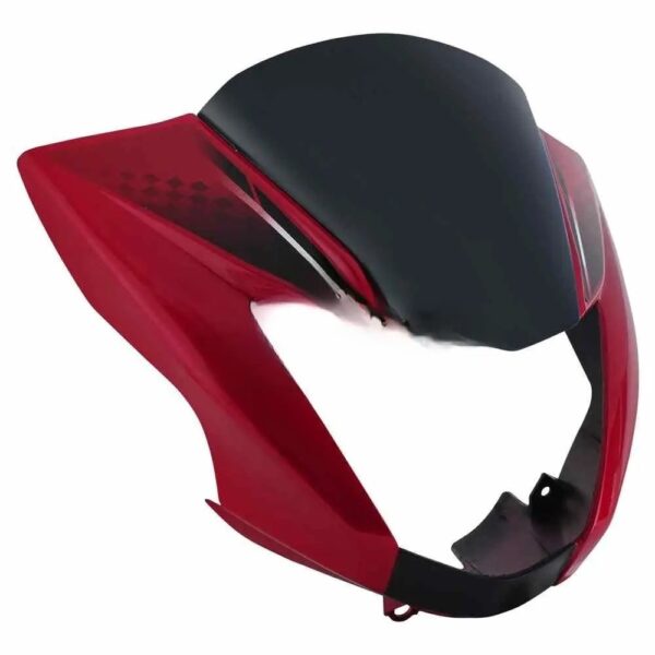 Head Light Visor mask Hero Glamour Latest N m type 6 Red