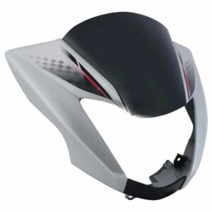 Head Light Visor mask Hero Glamour Latest N m type 6 Silver