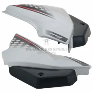 Side Panel cover Hero Glamour Latest N m type 6 Black grey Stk