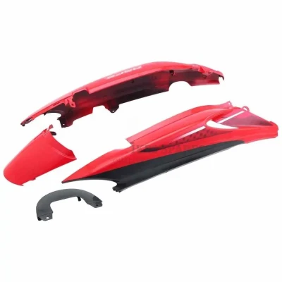 Tail Panel seat Cowl Hero Glamour Latest N m type 6 Sports Red black Bike
