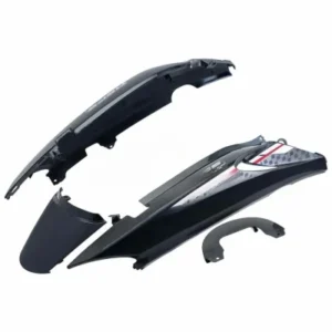 Tail Panel seat Cowl Hero Glamour Latest N m type 6 Black silver Bike