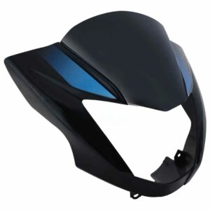 Head Light Visor mask hero Glamour Latest N m type 5 Black blue Stk