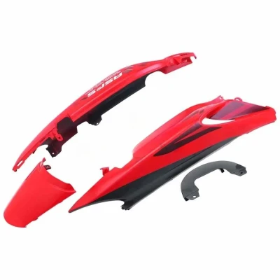 Tail Panel seat Cowl Hero Glamour Latest N m type 5 Sports Red black Bike