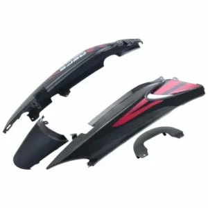 Tail Panel seat Cowl Hero Glamour Latest N m type 5 Black red Bike