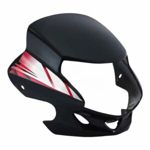 Head Light Visor mask hero Hf Deluxe type 3 Black red Stk