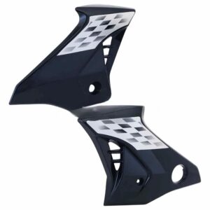 panel Set lh rh Hero Honda Glamour N m type 4 Black silver Stk