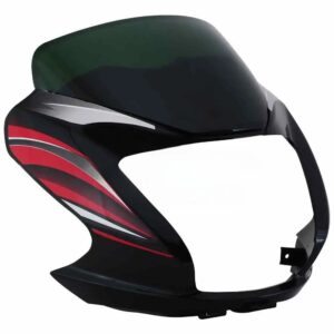 Head Light Visor mask hero Passion Pro Type 3 Black red Stk