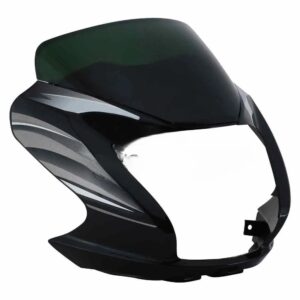 Head Light Visor mask hero Passion Pro Type 3 Black grey Stk