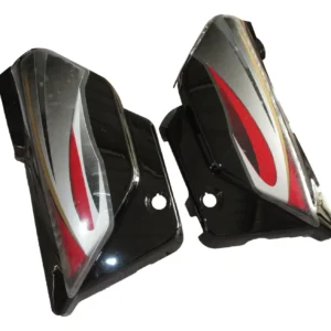 Side Panel cover Hero Splendor Plus N m Black red Stk